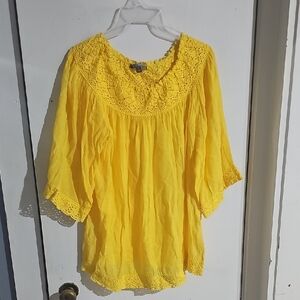 Valerie Stevens Yellow Blouse